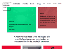 Tablet Screenshot of creativebusinessmap.com
